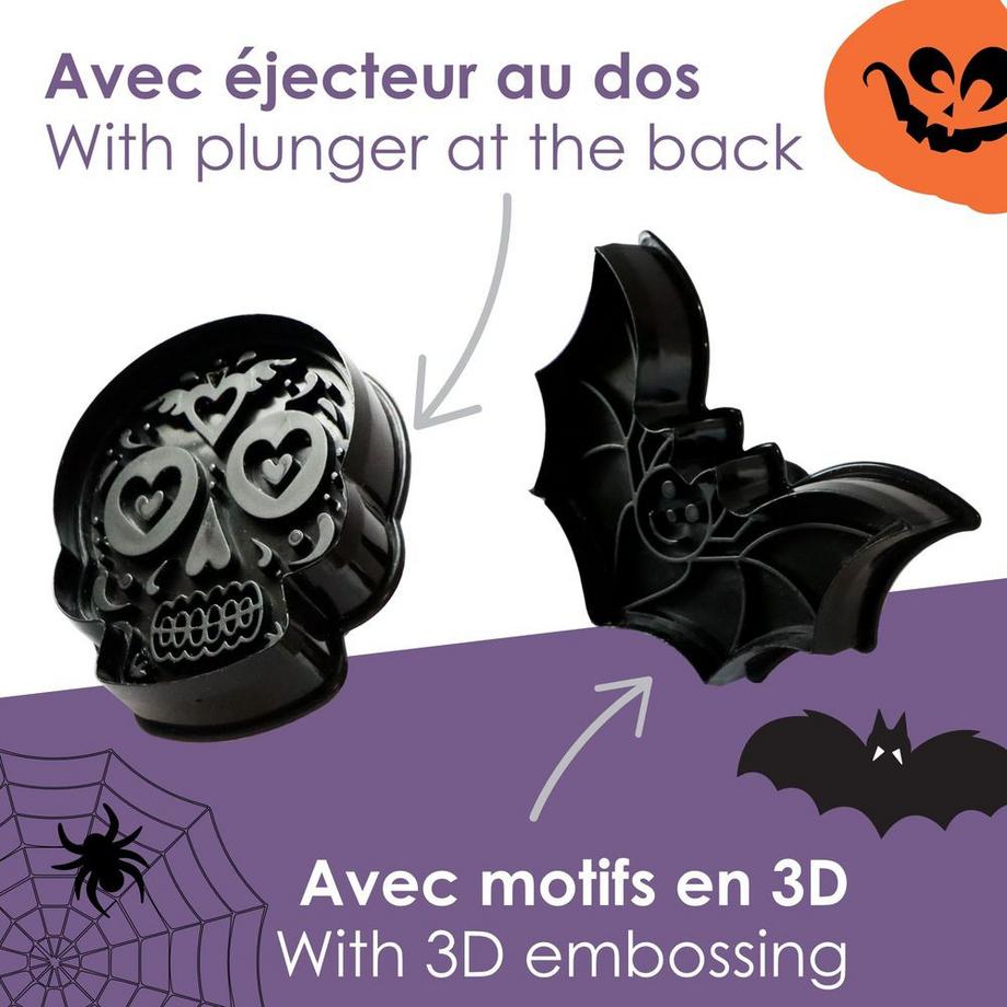 Scrap Cooking Ensemble de 2 emporte-pièces Halloween  