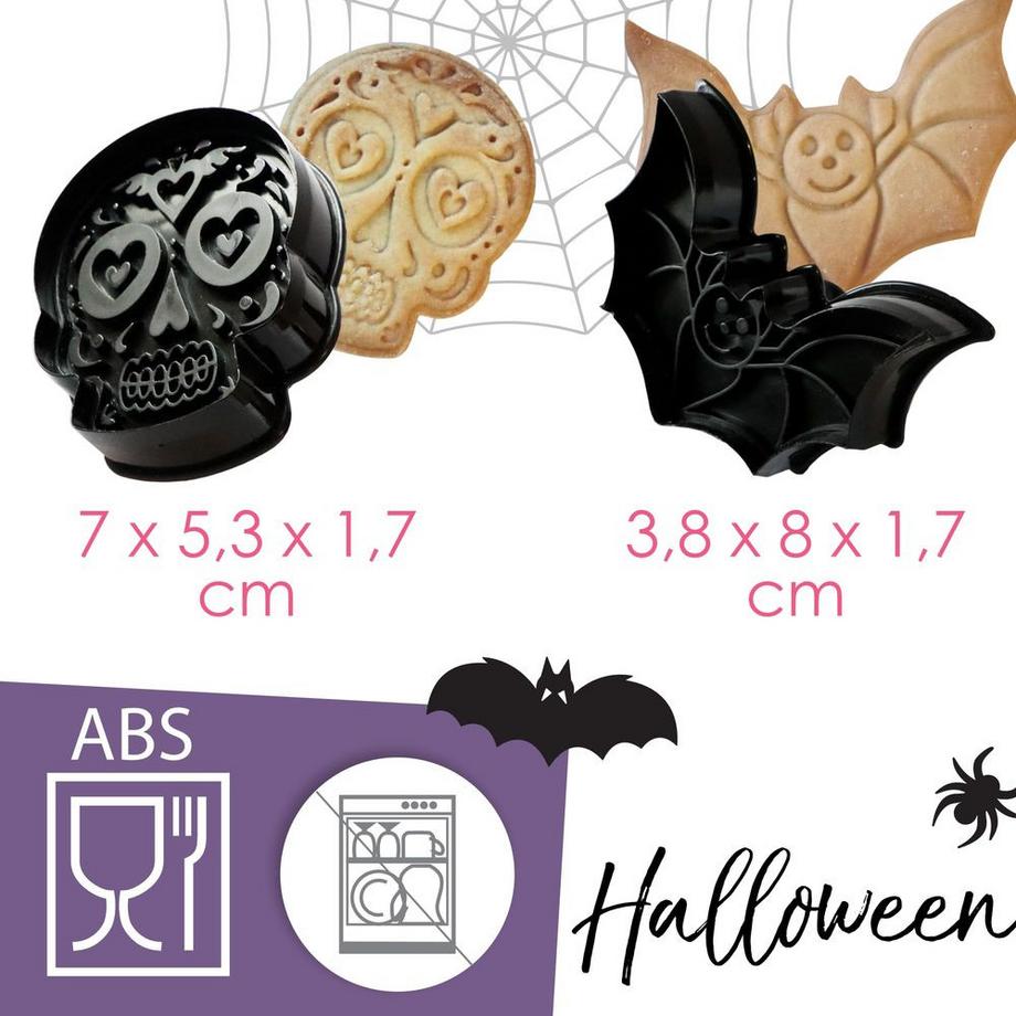 Scrap Cooking Ensemble de 2 emporte-pièces Halloween  