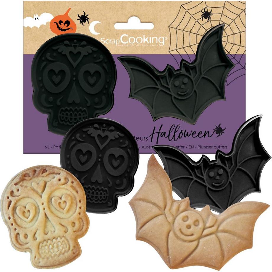 Ensemble de 2 emporte-pièces Halloween