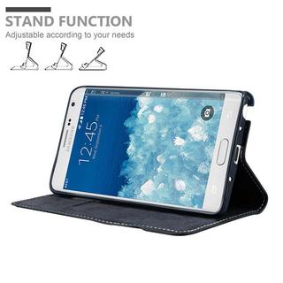 Cadorabo  Housse compatible avec Samsung Galaxy NOTE EDGE - Coque de protection avec fermeture magnétique, fonction de support et compartiment pour carte 