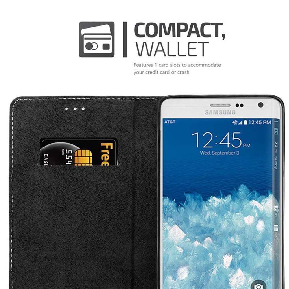 Cadorabo  Housse compatible avec Samsung Galaxy NOTE EDGE - Coque de protection avec fermeture magnétique, fonction de support et compartiment pour carte 