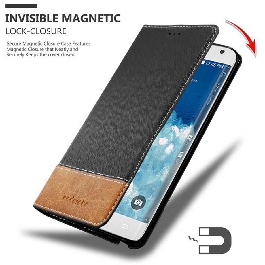 Cadorabo  Hülle für Samsung Galaxy NOTE EDGE Magnetverschluss, Standfunktion 