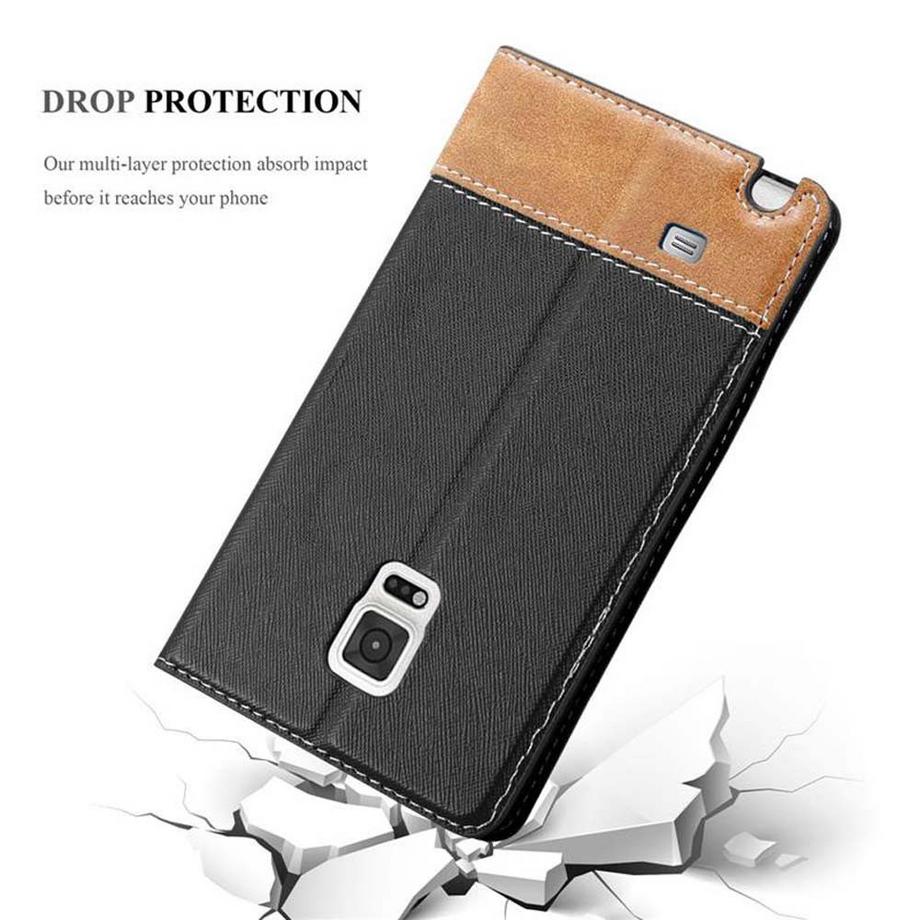 Cadorabo  Hülle für Samsung Galaxy NOTE EDGE Magnetverschluss, Standfunktion 