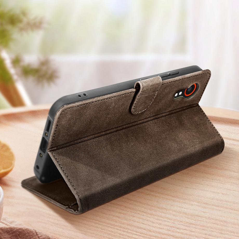 Avizar  Soft Hülle Samsung Xcover 7 Dunkelbraun 