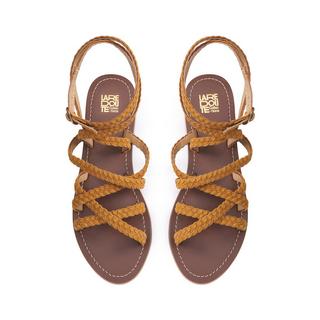 La Redoute Collections  Geflochtene Signature-Sandalen aus Leder 