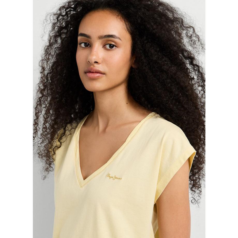 Pepe Jeans T-shirt col V  