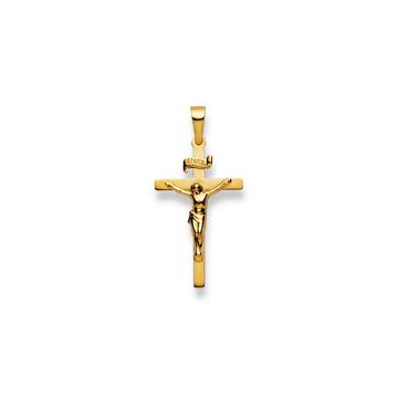 Pendentif croix en or jaune 750, 31x15mm