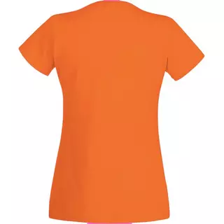 Universal Textiles  Value Fitted Kurzarm Freizeit TShirt Arancione