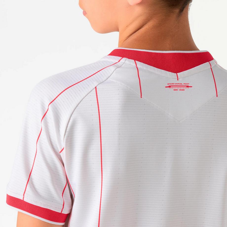 KIPSTA  Offizielles Heimtrikot AS Nancy Lorraine Kinder weiss, Saison 26/27 