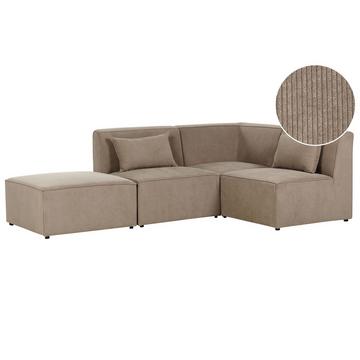 Sofa mit Ottomane aus Cord Modern LEMVIG