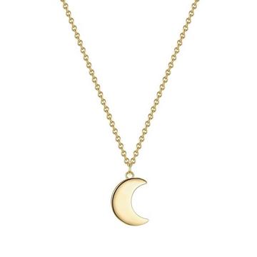 Femme Collier en argent Lune