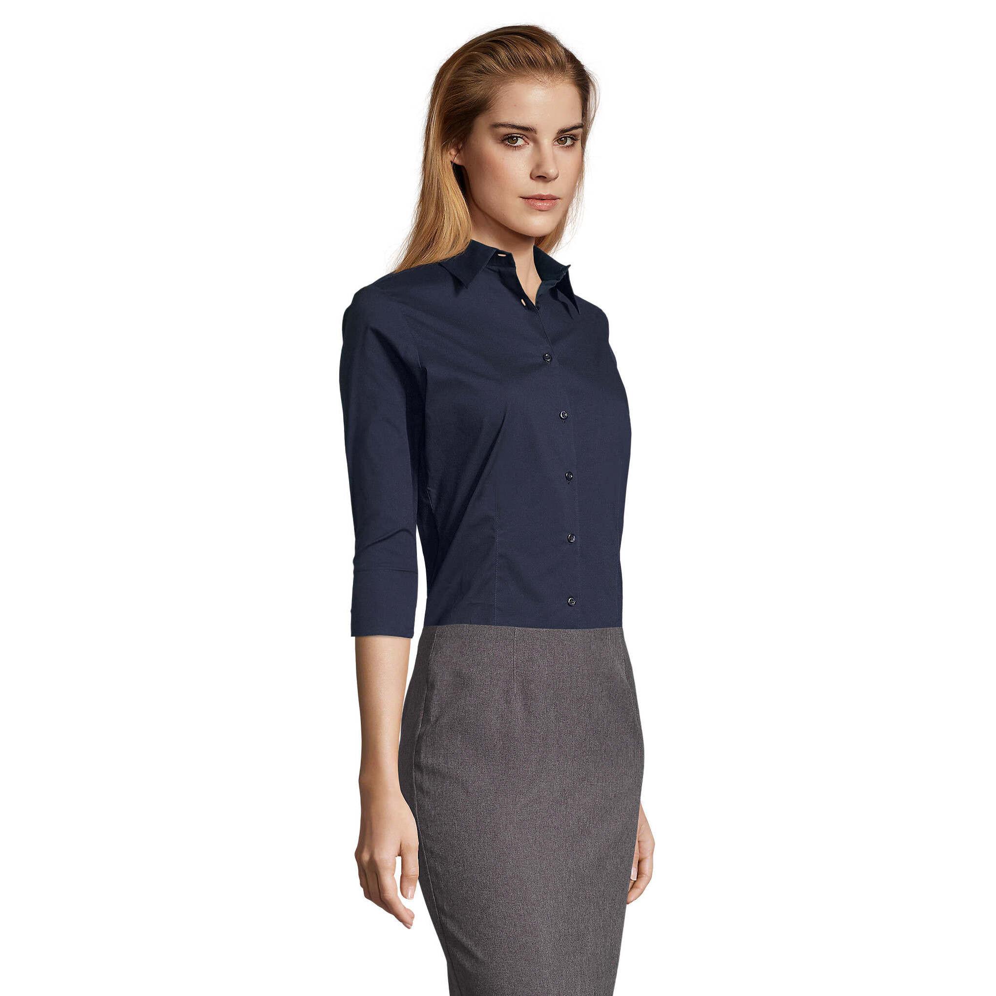 SOLS Effect Camicia Maniche Tre Quarti  