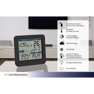 TFA TFA-Dostmann Sky Bianco LCD Batteria  