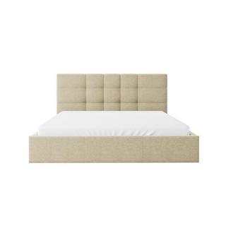 PASCAL MORABITO Bett mit Bettkasten - 180 x 200 cm - Stoff - Beige - ELIAVA von Pascal Morabito  
