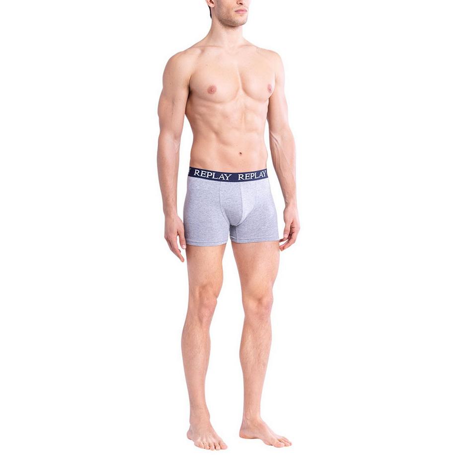 REPLAY Boxer Uomo Confezione da 2 Aderente  