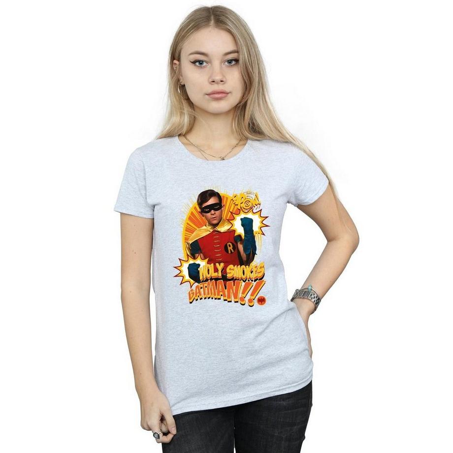 DC COMICS Holy Smokes Batman Robin T-Shirt  