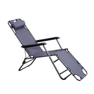 Outsunny Chaise longue de jardin  