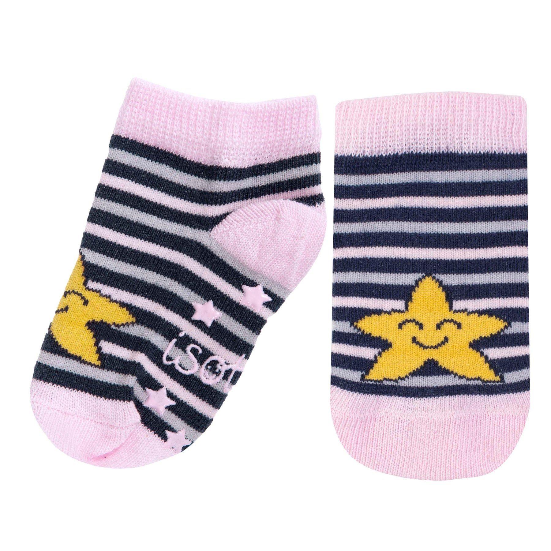 isotoner Sirene Chaussettes Bébé Rayées Étoile  