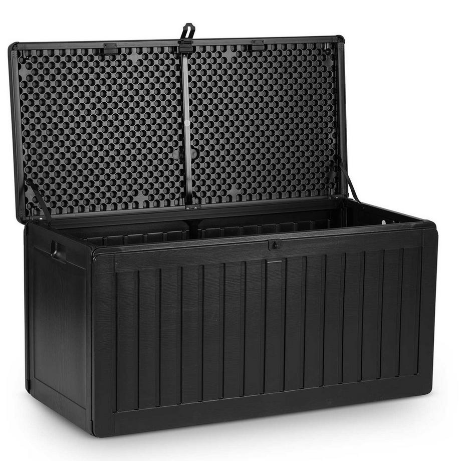 B2X Box da giardino 109 x 51 x 55 cm 270 litri nero  