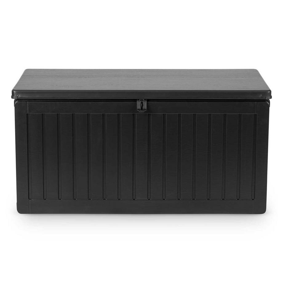 B2X Box da giardino 109 x 51 x 55 cm 270 litri nero  