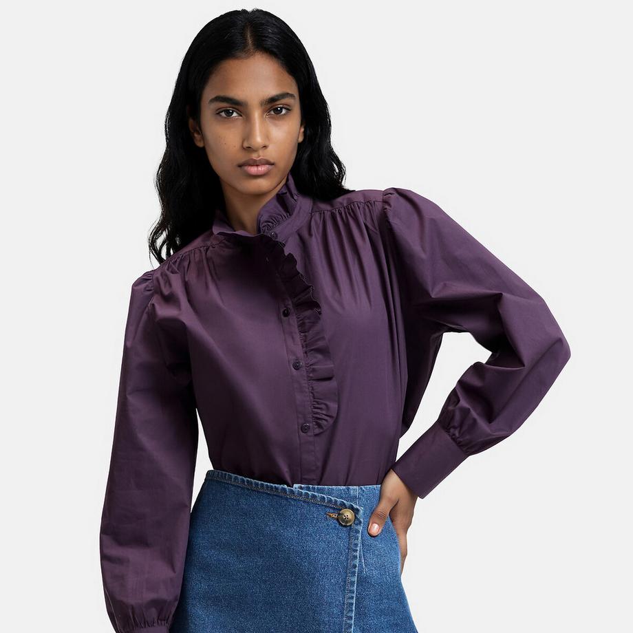 Chemise col victorien