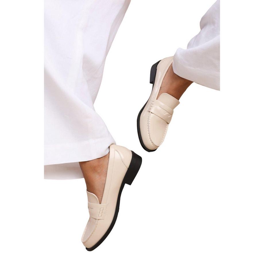 Where's That From Mocassins Houston en Cuir Verni  