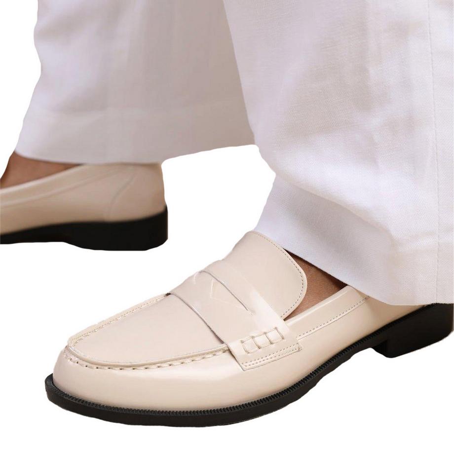 Where's That From Mocassins Houston en Cuir Verni  
