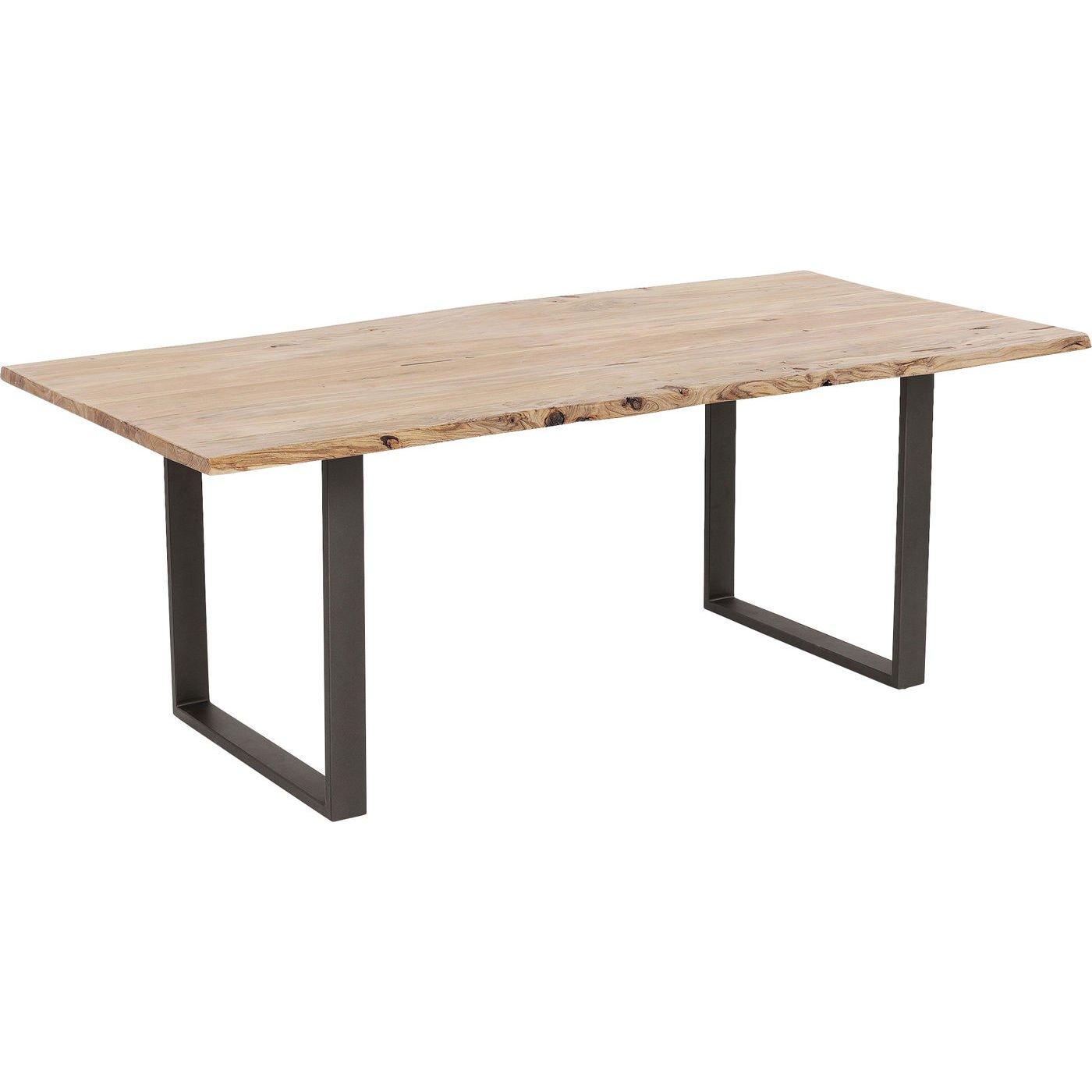 KARE Design Table Harmony acier brut 200x100cm  