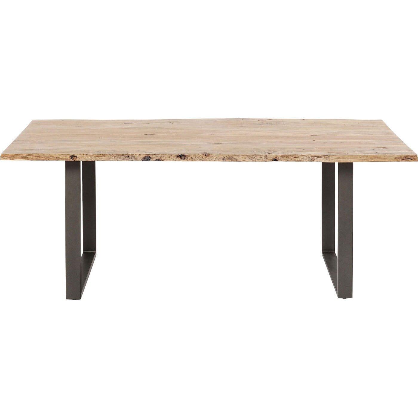 KARE Design Table Harmony acier brut 200x100cm  