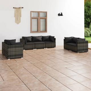 VidaXL Garten-lounge-set poly-rattan  