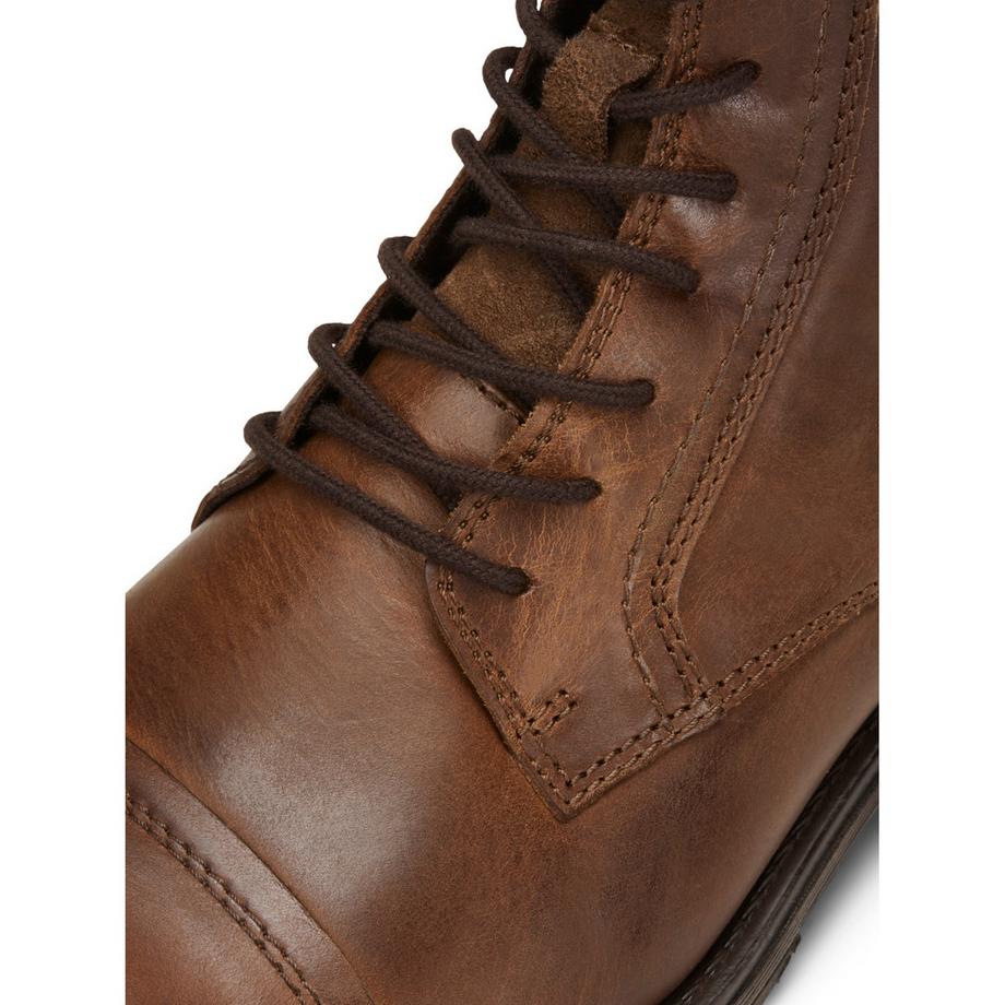 JACK & JONES Bottes en cuir Russel  