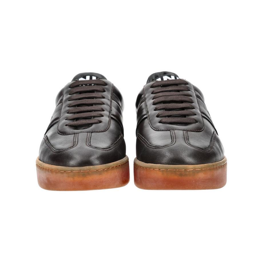 Melvin & Hamilton Basket en cuir avec design bas  