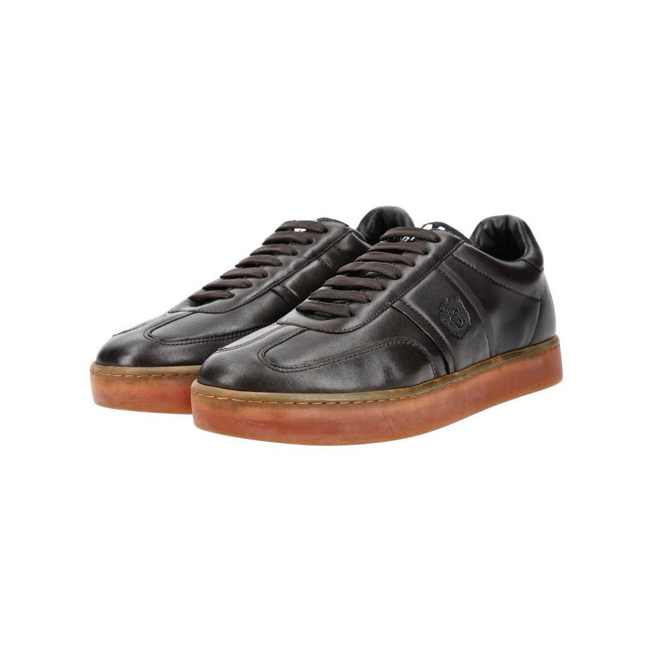 Melvin & Hamilton Basket en cuir avec design bas  