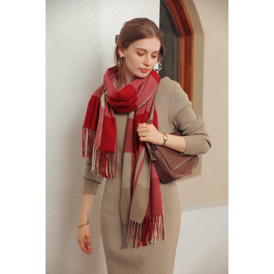 Only-bags.store Pashmina Sciarpa Plaid Oversize  