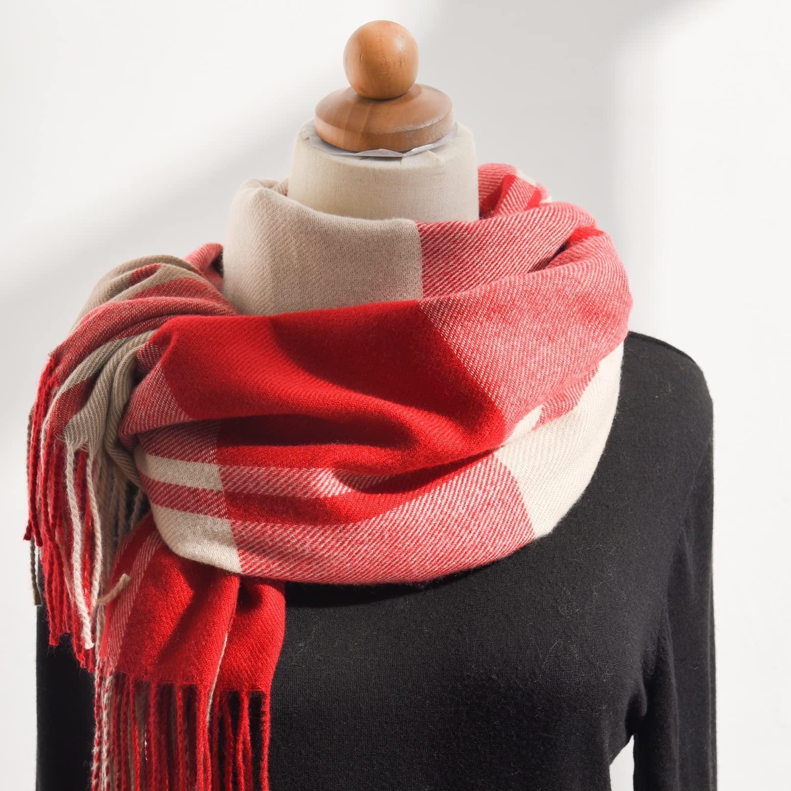 Only-bags.store Pashmina Écharpe Plaid Surdimensionnée  