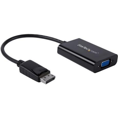 STARTECH.COM  StarTech.com Adaptateur vidéo DisplayPort vers VGA avec audio - M/F - 1920x1200 / 1080p - Noir 