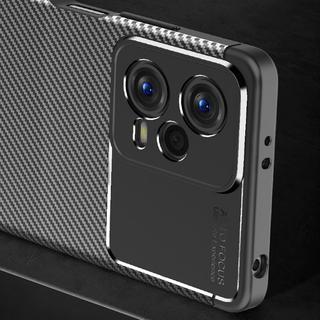 Cover-Discount  Xiaomi Poco X5 - Carbon Fiber Case Schwarz 