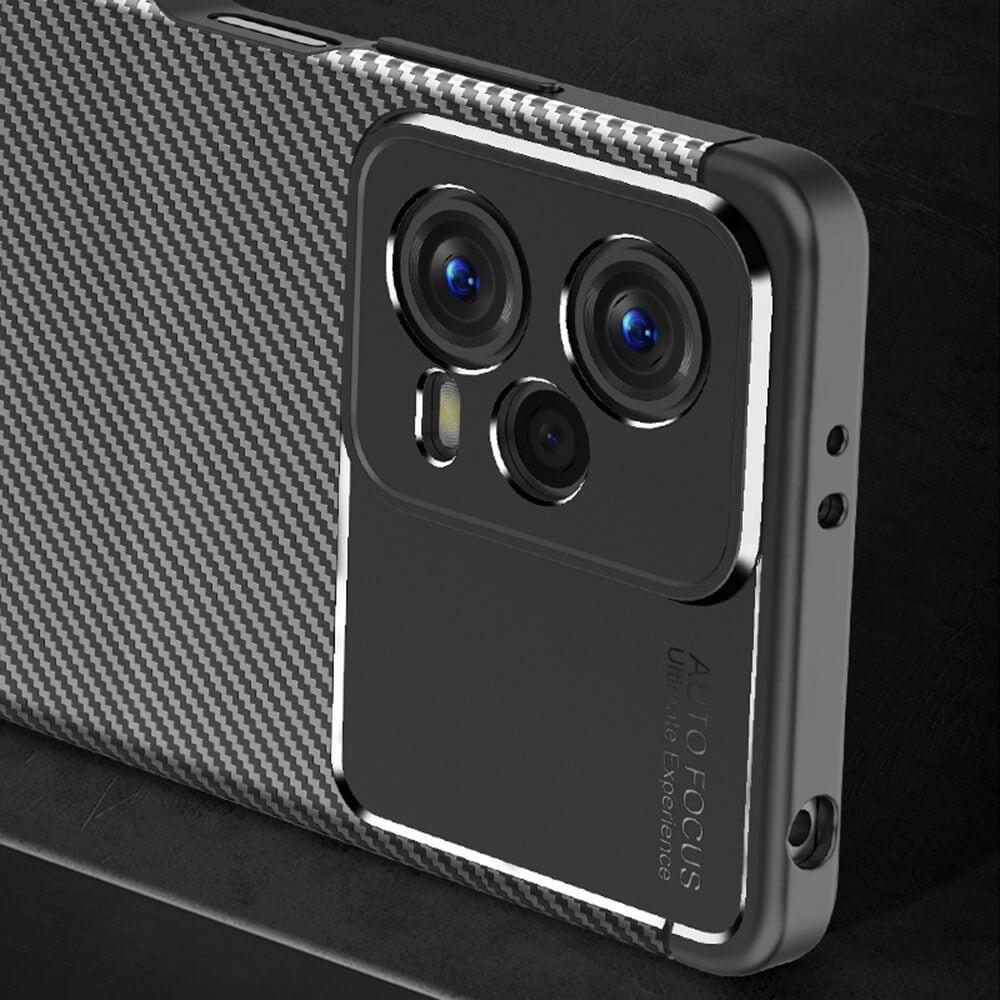 Cover-Discount  Xiaomi Poco X5 - Housse Carbon Fiber Case noir 