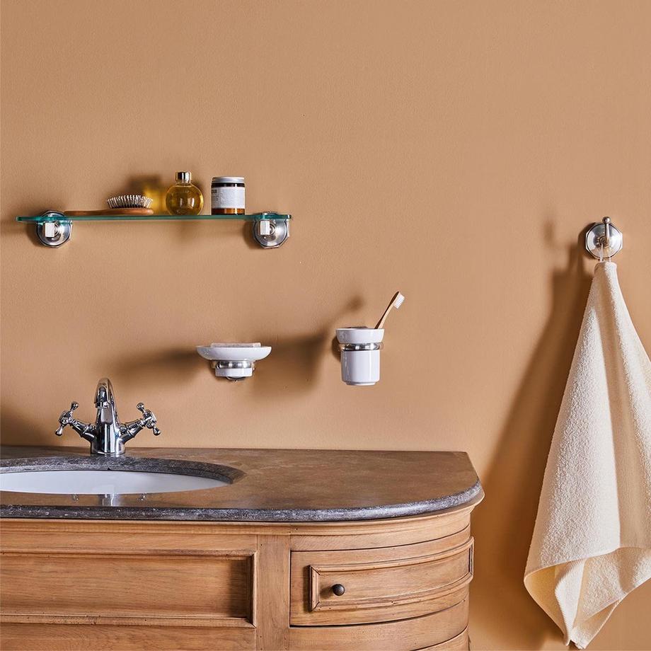 Calicosy  Portasapone da parete in ottone Octo 