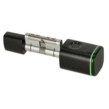 Insert de serrure de porte à empreinte digitale noir