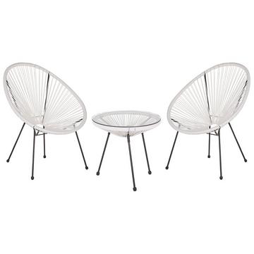 Set bistrot en Rattan sintetico Boho ACAPULCO II