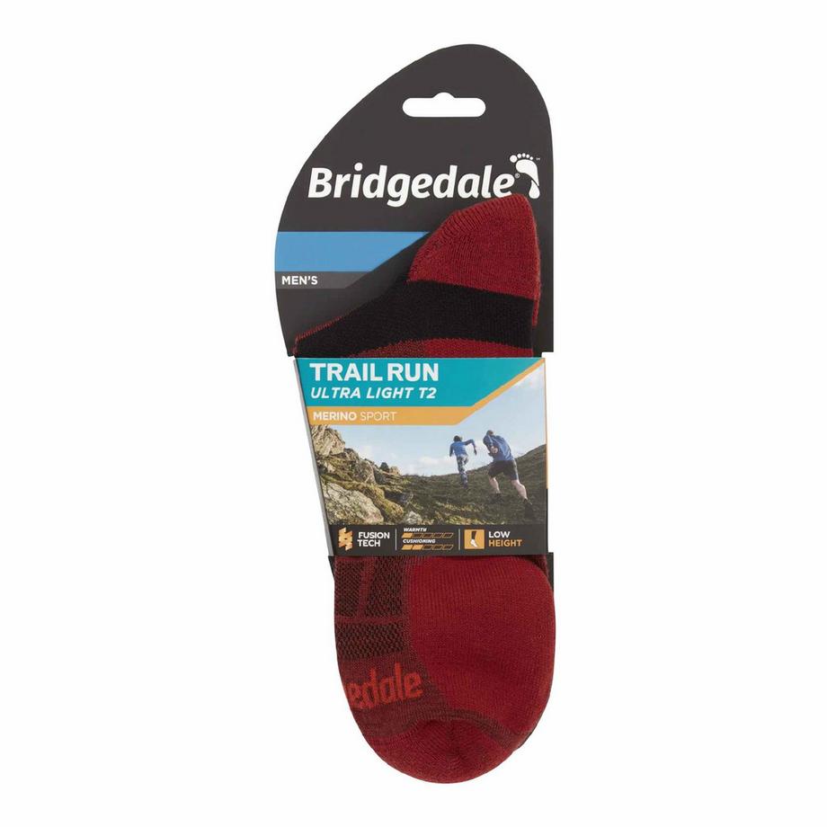 Bridgedale  Trail Running Ultralight T2 Merinowolle Sport Low Cut Socken 