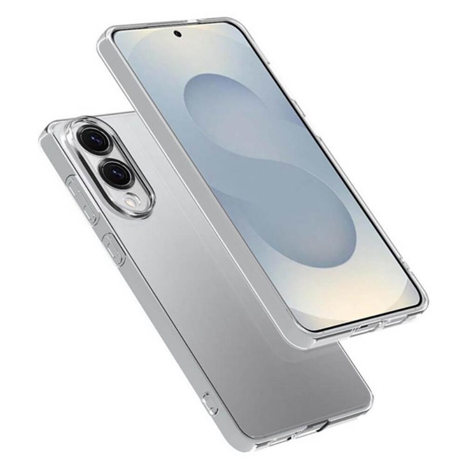 Cover-Discount  Galaxy S25 Edge - Silikon Gummi Case transparent 