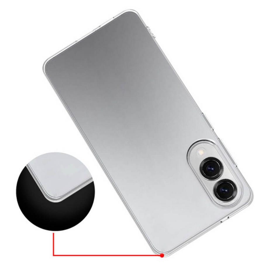 Cover-Discount  Galaxy S25 Edge - Silikon Gummi Case transparent 