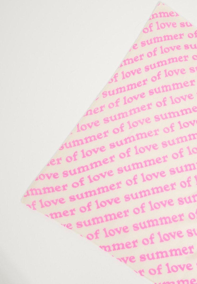 Studio Cashmere8  UNI 7 Bandana " SUMMER OF LOVE" - 100% cachemire déjaugé 