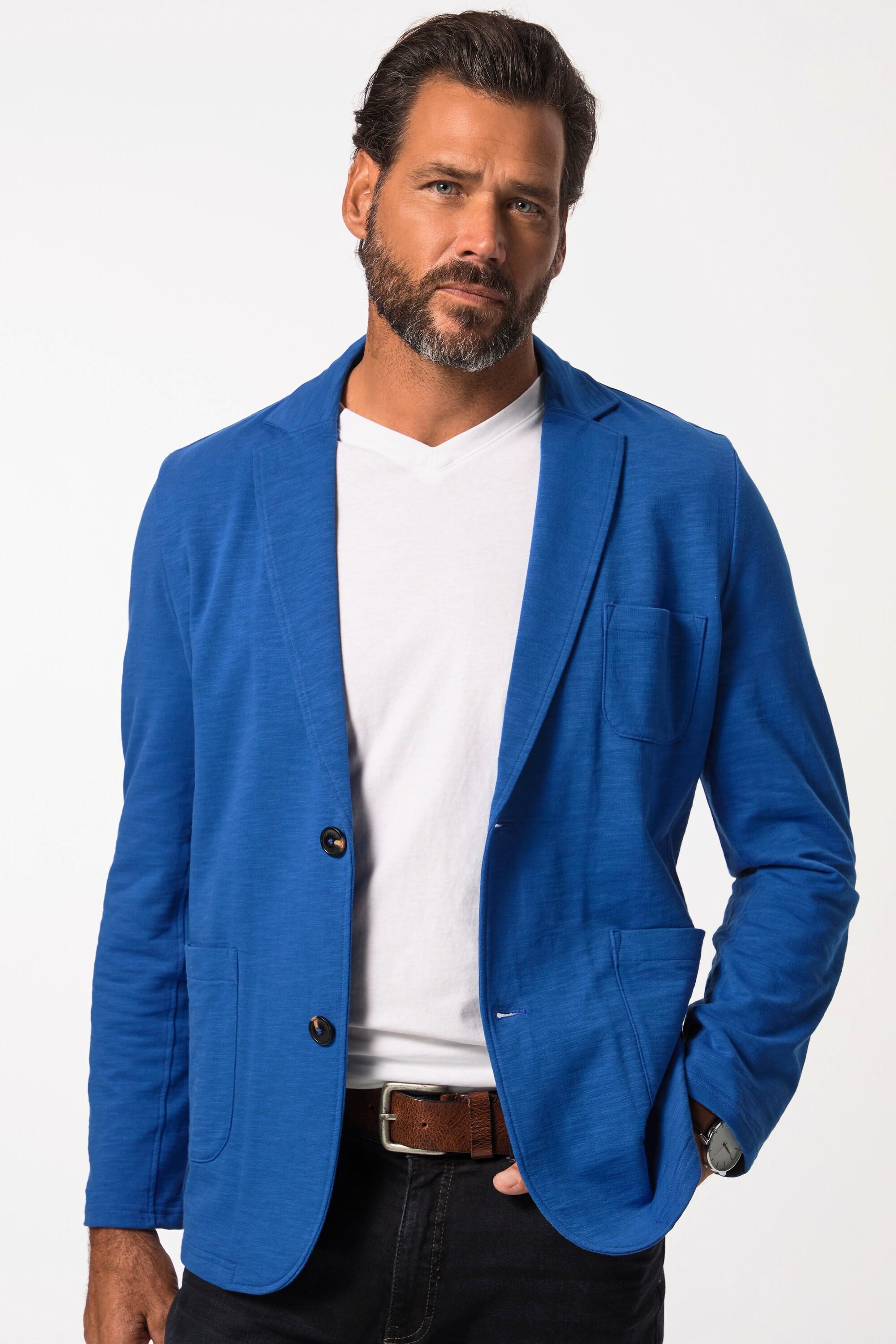 JP1880 Giacca Felpa Fiammata Revers Tasche Applicate  