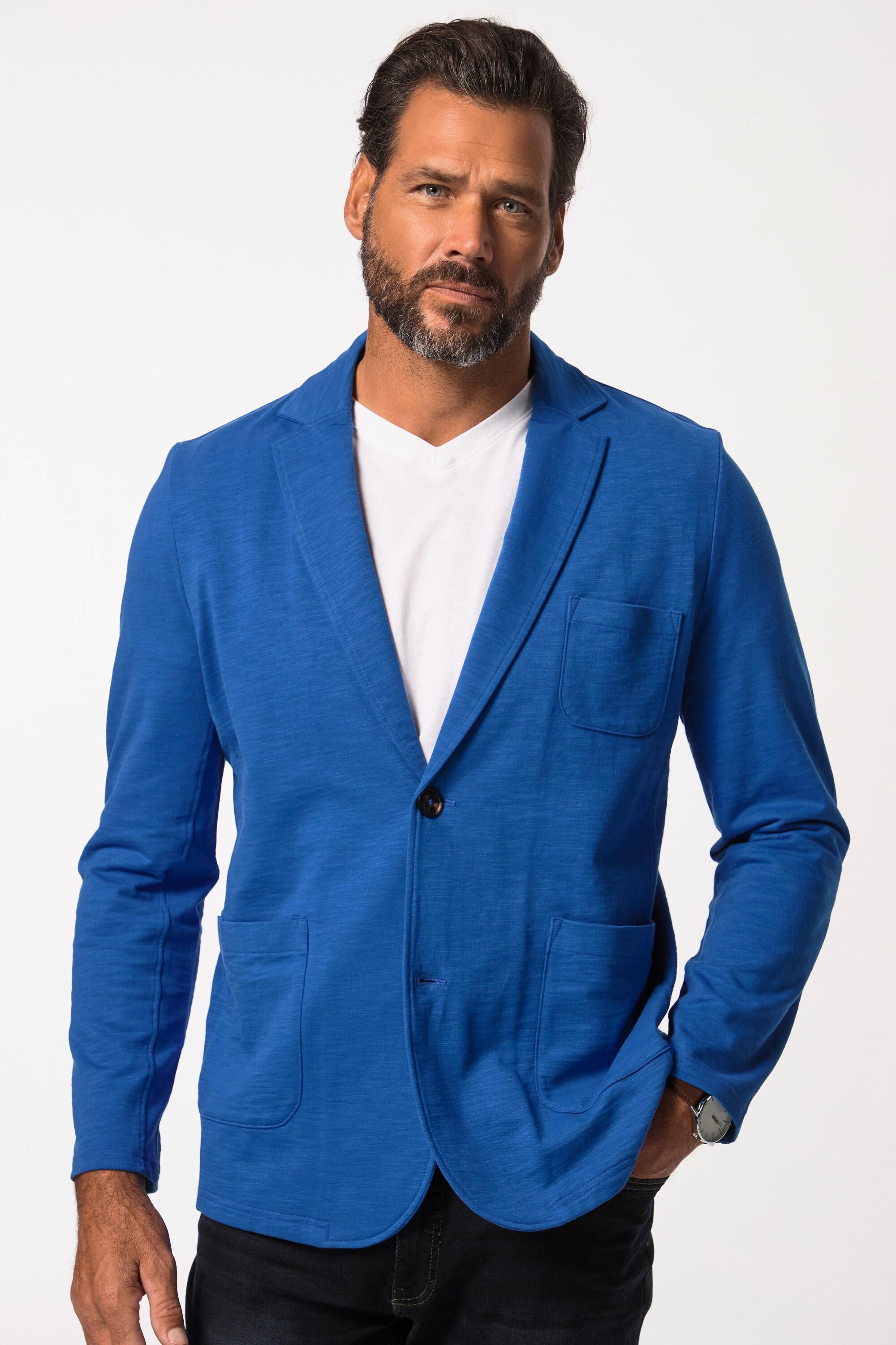 JP1880 Giacca Felpa Fiammata Revers Tasche Applicate  