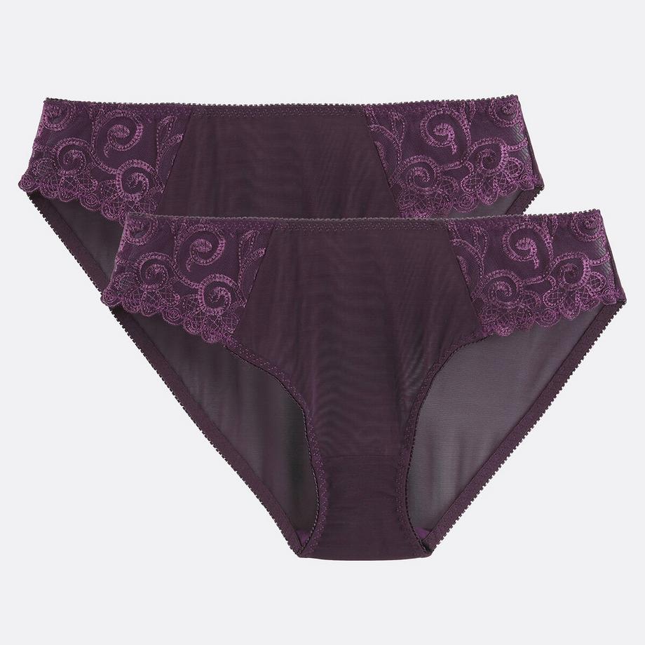 La Redoute Collections Lyssa Lot de 2 Slips  
