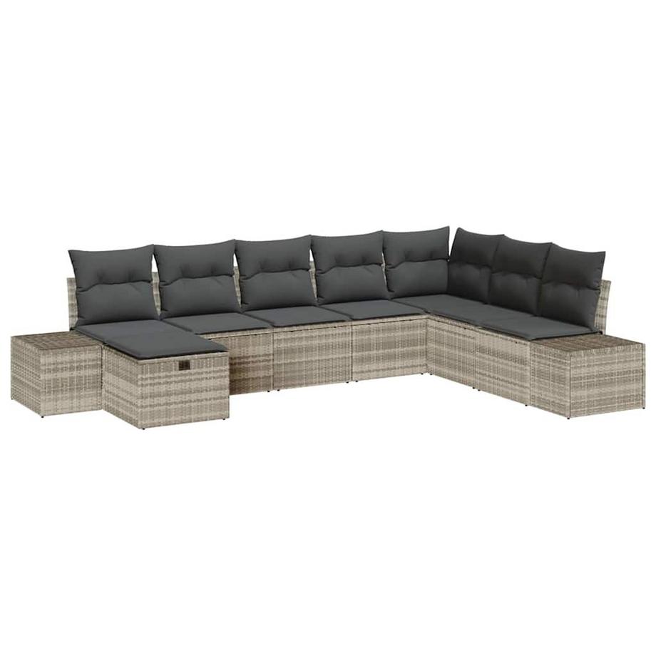 Set Divano da Giardino Polyrattan