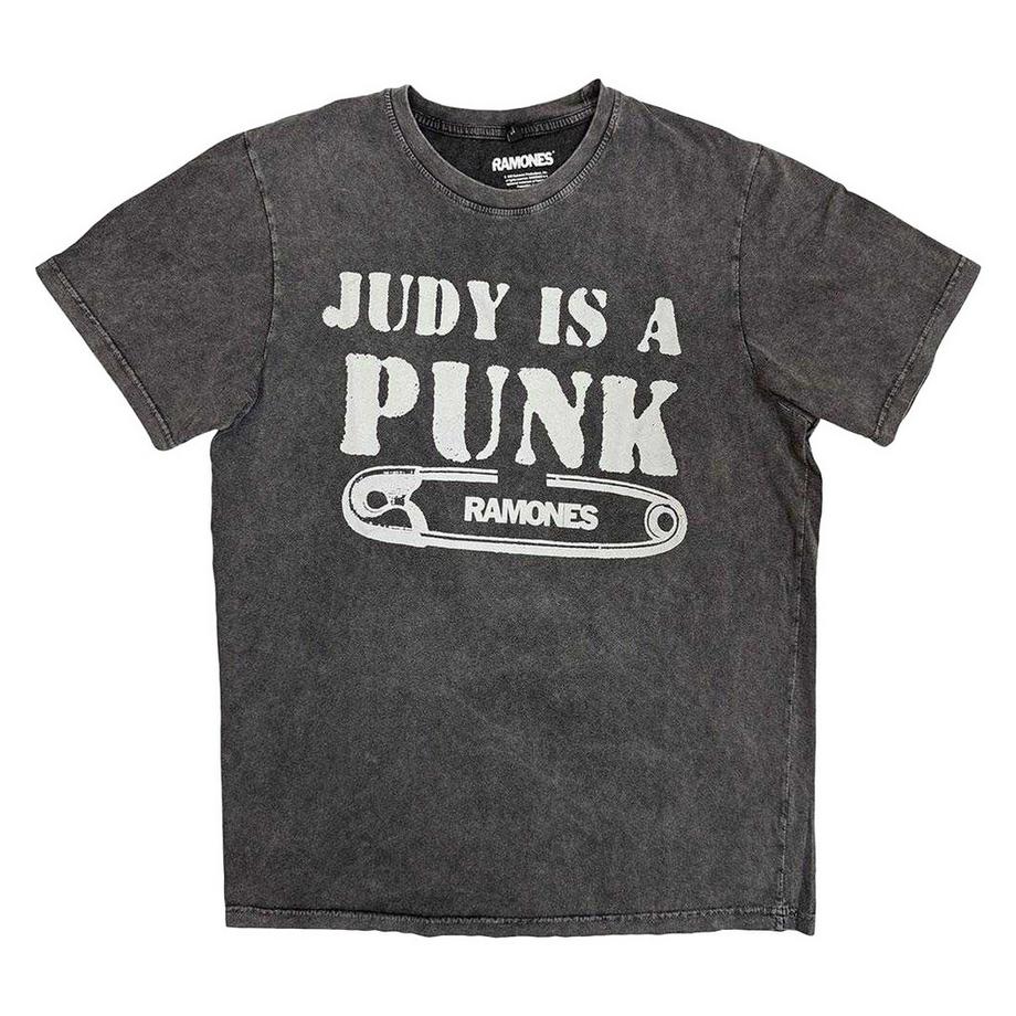 Judy Is A Punk T-Shirt, Steinwaschen